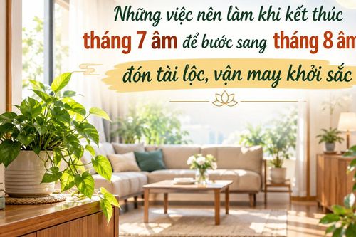 Những việc nên làm khi kết thúc tháng 7 âm để đón tháng 8 âm tài lộc, vận may khởi sắc