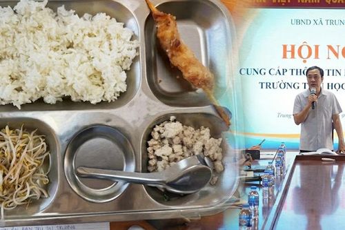 Suất ăn 40.000 đồng 'lèo tèo' ở Hà Nội, lãnh đạo xã nói gì?