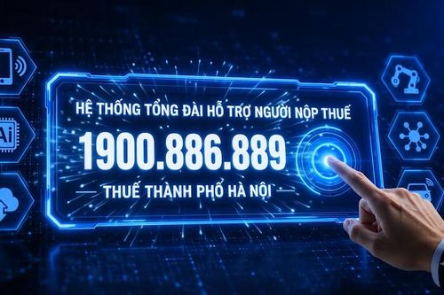 Hà Nội công bố tổng đài hỗ trợ người nộp thuế 1900.886.889