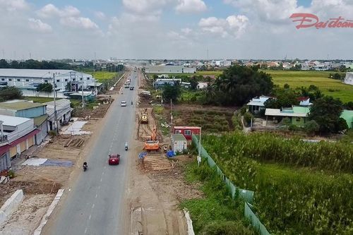 Hiện trạng thi công tuyến đường 830C nối TPHCM và tỉnh Tây Ninh