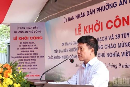 Phường An Phú Đông khởi công một loạt công trình hạ tầng kỹ thuật, chỉnh trang đô thị và vệ sinh môi trường