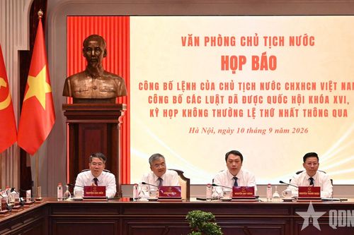 Công bố Lệnh của Chủ tịch nước về 15 luật được Quốc hội thông qua