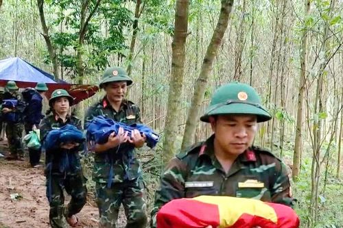 Quảng Trị: Phát hiện thêm 4 hài cốt liệt sĩ ở rừng tràm bản Bãi Dinh