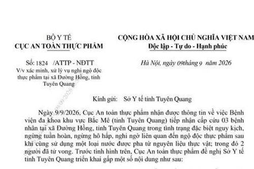 Tuyên Quang: 2 người tử vong sau khi sử dụng một loại nước pha từ nguyên liệu thực vật