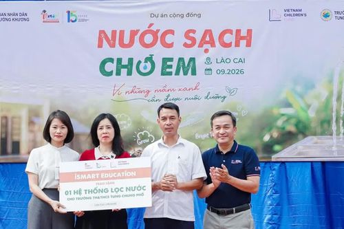 'Nước sạch cho em' hoàn tất 5 điểm trường, bước vào những ngày học bình thường