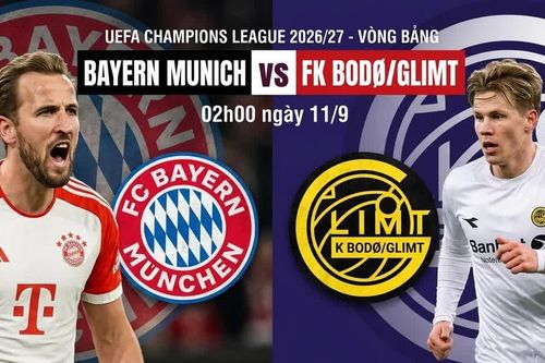 Nhận định Bayern Munich vs Bodo Glimt, 02h00 ngày 11/9: Hùm xám khẳng định tham vọng