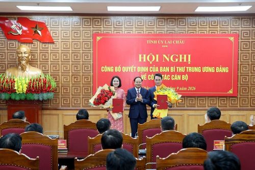 Công bố quyết định của Ban Bí thư về công tác cán bộ tại Lai Châu