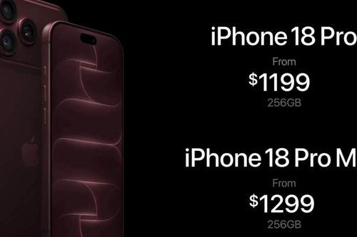 Người dùng tại Việt Nam đặt trước iPhone 18 Pro, iPhone 18 Pro Max từ 12/9, giao hàng từ 18/9