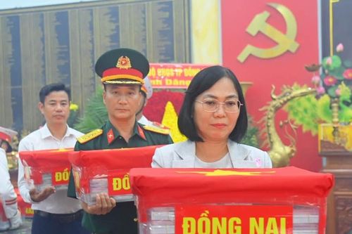 Đồng Nai bàn giao 4.618 mẫu hài cốt liệt sĩ để giám định ADN