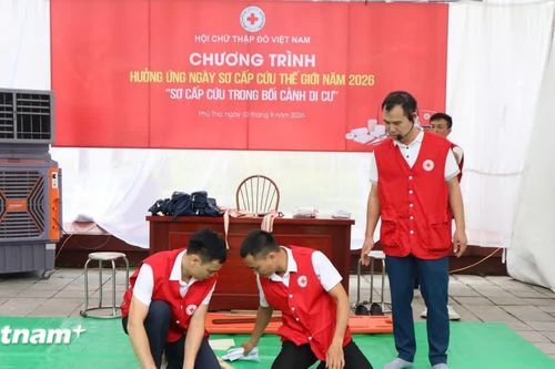 Trung ương Hội Chữ thập đỏ Việt Nam phát động Ngày Sơ cấp cứu thế giới 2026