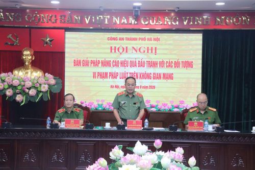 Giám đốc Công an TP Hà Nội: Quyết liệt nhận diện, đấu tranh với tội phạm mạng