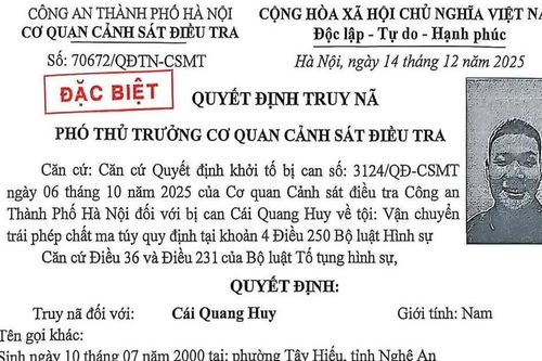 Sắp xét xử vụ án hình sự đối với bị cáo Cái Quang Huy và đồng phạm