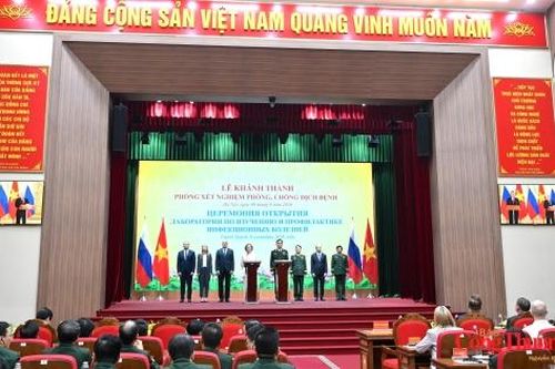 Tổng Bí thư, Chủ tịch nước Tô Lâm và Tổng thống Nga Putin dự lễ khánh thành phòng xét nghiệm dịch bệnh Việt - Nga