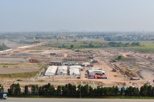 Diện mạo khu công nghiệp gần 3.000 tỷ đồng sau hơn 5 tháng khởi công