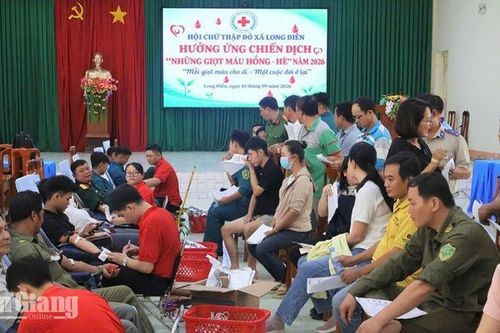 Long Điền tiếp nhận 173 đơn vị máu
