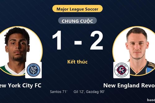 Hạ New York City FC phút 90, New England Revolution cùng bại tướng vào vòng 1/16