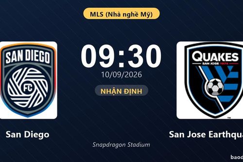 Nhận định San Diego vs San Jose Earthquakes: Điểm nóng cuộc đua tốp đầu
