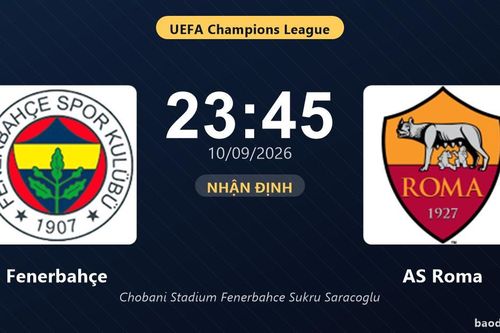 Nhận định Fenerbahçe vs AS Roma: Màn so tài của hai đội vào phom