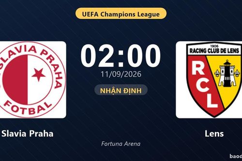 Nhận định Slavia Praha vs Lens: Điểm nóng cuộc đua tốp đầu