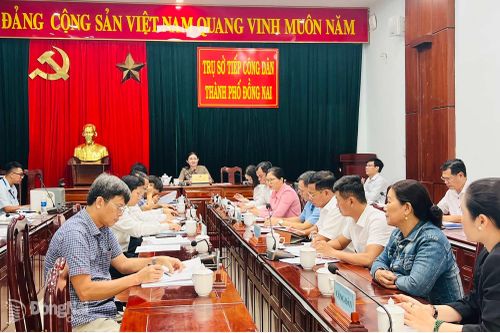 Phó Bí thư Thường trực Thành ủy Đồng Nai Tôn Ngọc Hạnh tiếp công dân