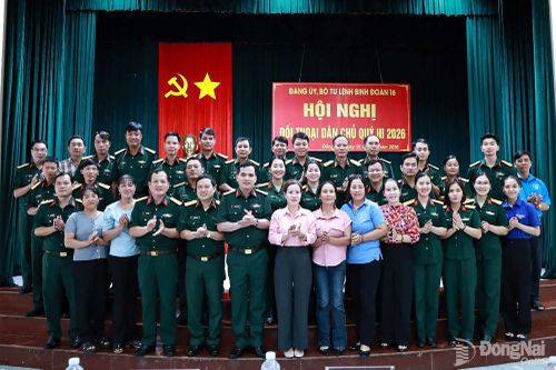 Binh đoàn 16 đối thoại dân chủ quý III năm 2026