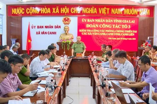 Rà soát phương án ứng phó thiên tai tại 3 xã Vân Canh, Canh Vinh và Canh Liên