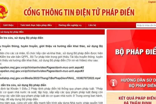 Trí tuệ nhân tạo là 1 trong 12 đề mục được bổ sung vào Bộ pháp điển