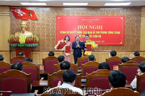 Các đồng chí: Hà Trọng Hải, Đào Thị Lan Anh được chuẩn y tham gia Ban Thường vụ Tỉnh ủy Lai Châu nhiệm kỳ 2025-2030