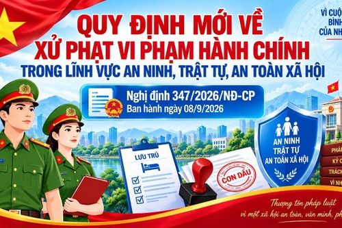 Quy định mới về xử phạt vi phạm hành chính trong lĩnh vực an ninh, trật tự, an toàn xã hội