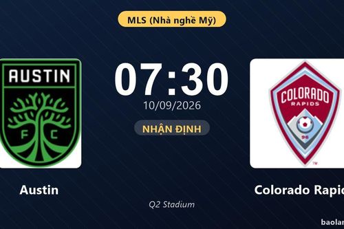 Nhận định Austin vs Colorado Rapids: Đội khách đau đầu vì thiếu người