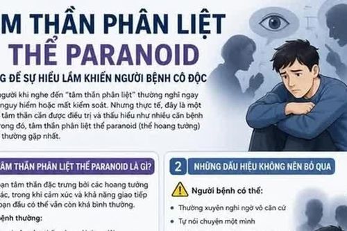 Tâm thần phân liệt thể Paranoid – Đừng để sự hiểu lầm khiến người bệnh cô độc