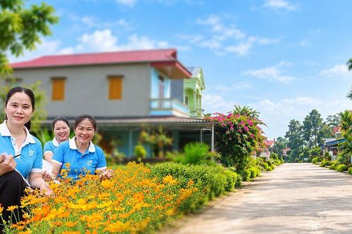 Vun sắc hoa, đẹp xóm làng
