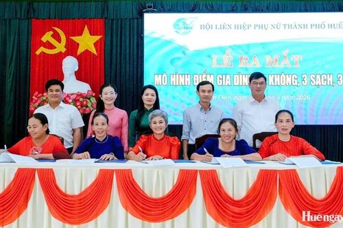 Đan Điền: Ra mắt mô hình điểm 'Gia đình 5 không, 3 sạch, 3 an'
