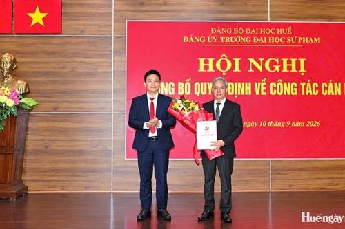TS. Lê Hồ Sơn giữ chức Bí thư Đảng ủy Trường Đại học Sư phạm nhiệm kỳ 2025 - 2030