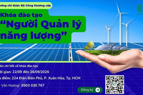 Bộ Công Thương tổ chức khóa đào tạo Người quản lý năng lượng, Kiểm toán viên năng lượng tháng 9