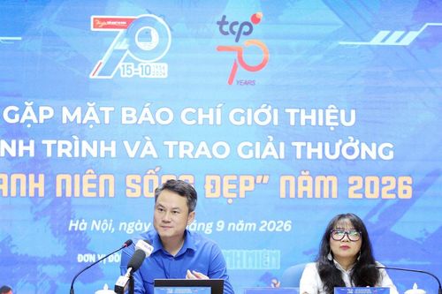 Chính thức khởi động Hành trình và Giải thưởng 'Thanh niên sống đẹp' năm 2026
