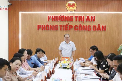 Đoàn khảo sát của Ủy ban Dân nguyện và Giám sát làm việc về công tác tiếp công dân tại TP. Đồng Nai
