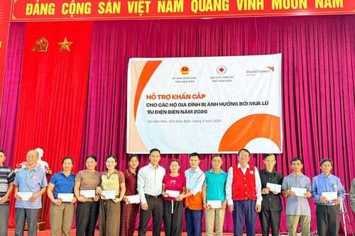 World Vision hỗ trợ khẩn cấp 102 hộ dân bị ảnh hưởng bởi mưa lũ tại tỉnh Điện Biên