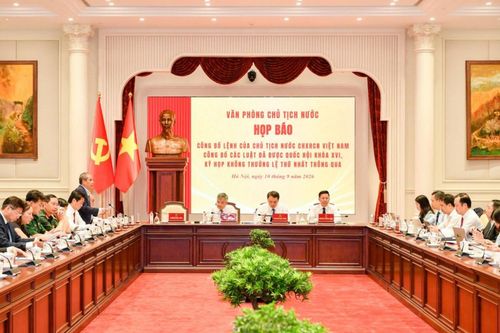 Công bố Lệnh của Chủ tịch nước về Luật sửa đổi, bổ sung một số điều của 3 luật thuộc lĩnh vực ngân hàng