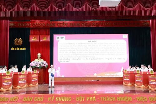 Lạng Sơn: Chung kết hội thi 'Nắm chắc nghiệp vụ - làm chủ tình hình'