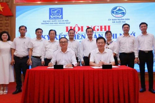 Xã Suối Hai: Tiếng Anh thành ngôn ngữ thứ 2 trong trường học