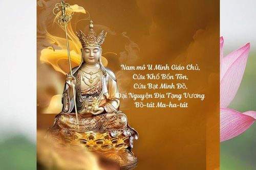 Văn sớ cúng thánh đản Đức Địa Tạng Vương Bồ Tát
