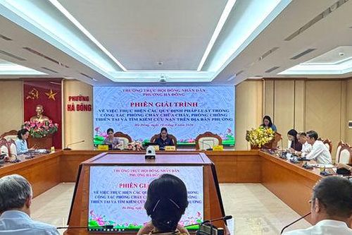 Phường Hà Đông nỗ lực tăng hiệu quả công tác phòng cháy, chữa cháy