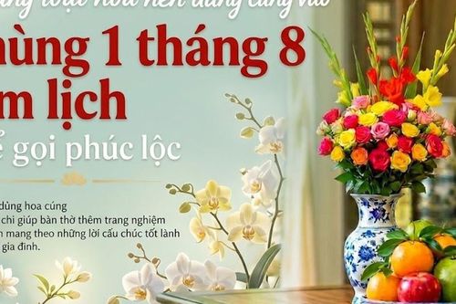 Những loại hoa mùa Thu nên dâng cúng mùng 1 tháng 8 âm lịch để 'gọi' phúc lộc, may mắn