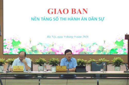 Nền tảng số phải trở thành công cụ nâng cao hiệu quả thi hành án dân sự
