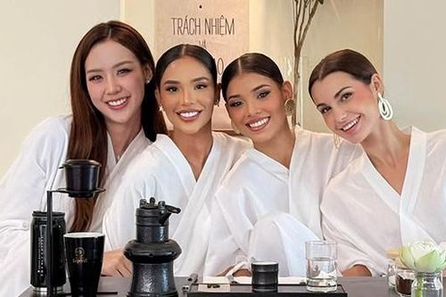 Vì sao hoa hậu Bảo Ngọc liên tục xuất hiện cùng top 3 Miss World sau chung kết?