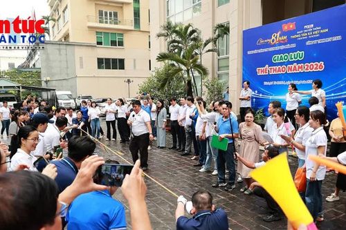 Giao lưu thể thao kỷ niệm 81 năm Ngày truyền thống TTXVN