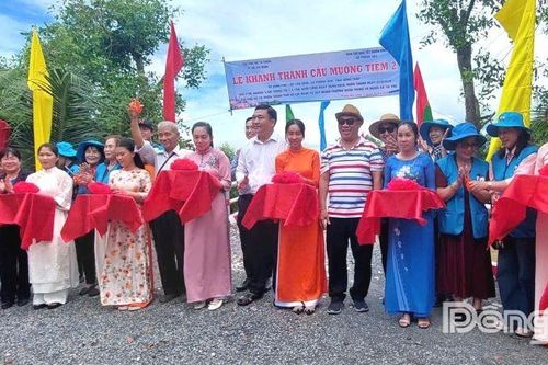 Xã Phong Hòa: Khánh thành cầu Mương Tiệm 2