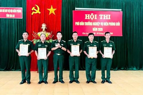 Bế mạc Hội thi Phó Đồn trưởng nghiệp vụ biên phòng giỏi năm 2026