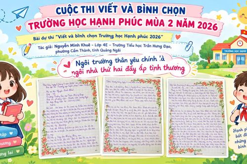 Ngôi trường hạnh phúc - Nơi đầy ắp tình yêu thương
